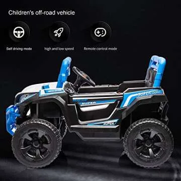 Exciting 12V 4WD Off-Road UTV for Kids' Adventures