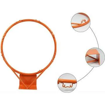 Wall Mounted Kids Basketball Hoop for Indoor & Outdoor