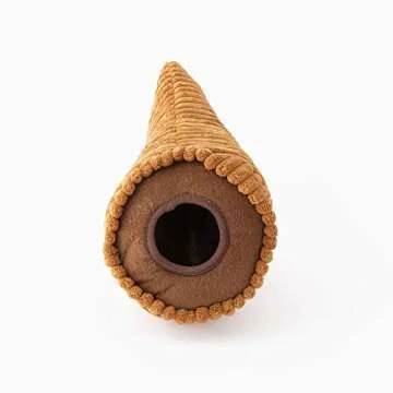 ZippyPaws Holiday Burrow Interactive Dog Toys - Hide and Seek Dog Toys and Puppy Toys, Colorful Squeaky Dog Toys, and Plush Dog Puzzles, Cornucopia