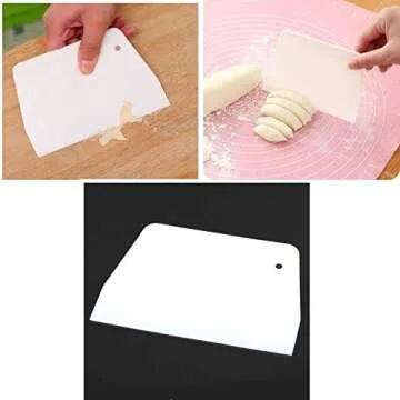 Milcraft 6 Pcs Cake Scraper Set for Perfect Decoration