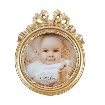 Elegant Kangce Antique 3.5x3.5 Picture Frames Gold