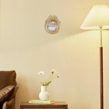 Elegant Kangce Antique 3.5x3.5 Picture Frames Gold