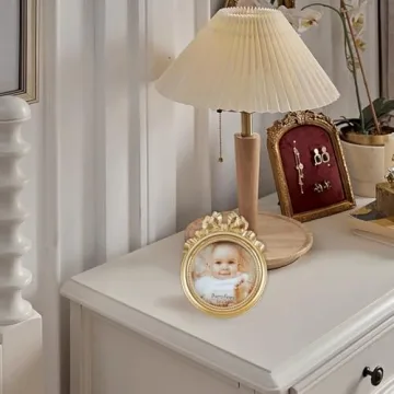 Elegant Kangce Antique 3.5x3.5 Picture Frames Gold