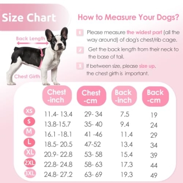 AOFITEE Waterproof Dog Coat: Winter Snowsuit for Small Dogs