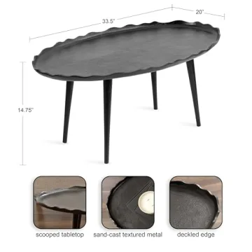 Stylish Kate and Laurel Alessia Oval Coffee Table for Your Home