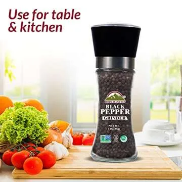 Himalayan Chef Whole Black Peppercorns - 100% Pure