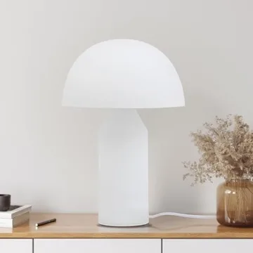 Brightech Venus Glass Table Lamp - Modern, Dimmable & Chic