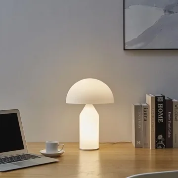 Brightech Venus Glass Table Lamp - Modern, Dimmable & Chic