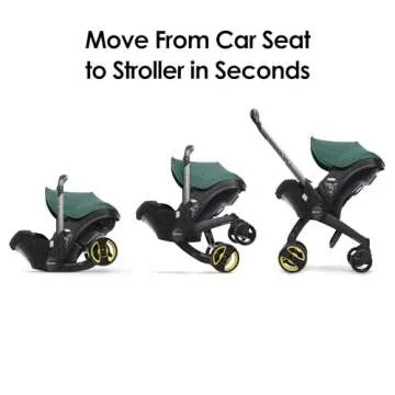 Doona Car Seat & Stroller, Racing Green - All-in-One Travel System