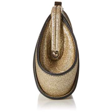 Zac Posen Gold Glitter Clutch for Special Occasions