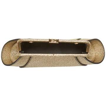 Zac Posen Gold Glitter Clutch for Special Occasions