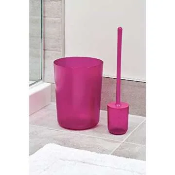 Compact & Stylish iDesign Finn Plastic Trash Can