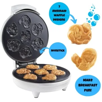 Mermaid Waffle Maker - Fun Under the Sea Breakfasts for Kids