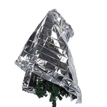 6 Pack High Silver Reflective Mylar Film, Garden Greenhouse Covering Foil Sheets Effectively Increase Plants Growth