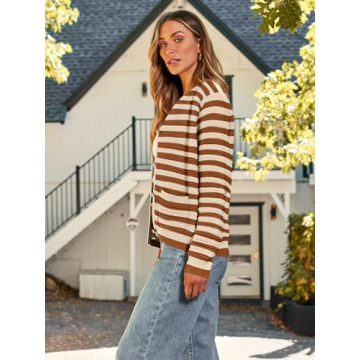 LILLUSORY Women's Cable Knit Cardigan Sweater for Fall