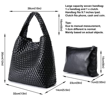 Queenoris Stylish Woven Purse for Women - Versatile & Lightweight