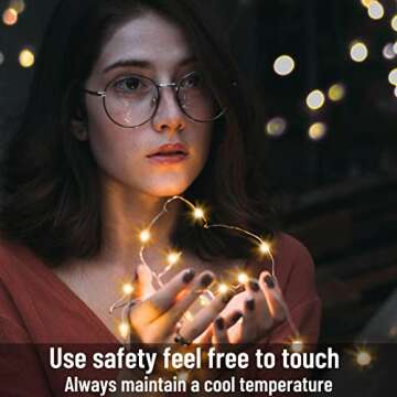 16 Pack 30 LED Fairy Lights - Waterproof Twinkle Lights for Events