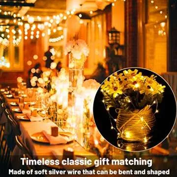 16 Pack 30 LED Fairy Lights Battery Operated for Events