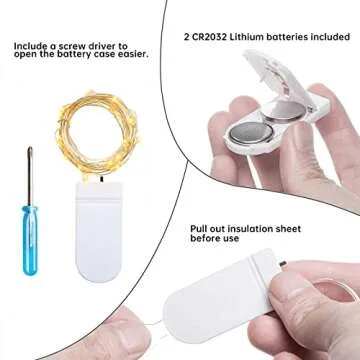 16 Pack 30 LED Fairy Lights Battery Operated for Events