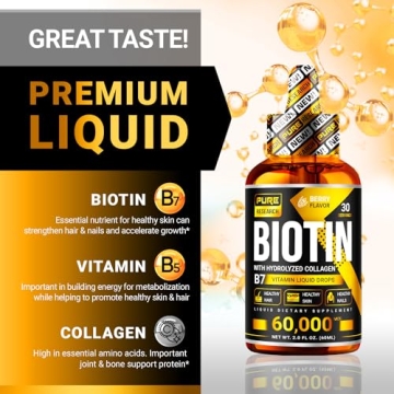 Pure Research Biotin & Collagen Drops for Hair Growth