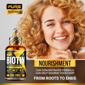 Pure Research Biotin & Collagen Drops for Hair Growth