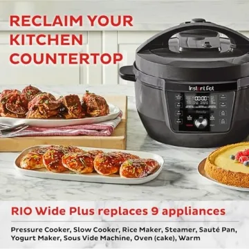 Instant Pot RIO Wide Plus 7.5 Quart Multi-Cooker