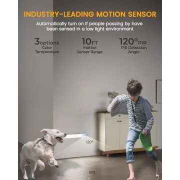 ASOKO Under Cabinet Lights Motion Sensor Light Indoor 3-Colors USB-C Rechargeable LED Closet Lights Battery Operated Wireless Magnetic Light Strip for Kitchen(Silver-3 Colors Light, 3 Pack-7.8inch)