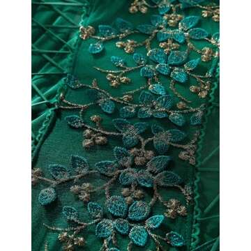 Lilosy Women Sexy Lace Up Floral Embroidered Teddy Babydoll Lingerie Bodysuit Top Mesh Sheer One Piece See Through Army Green Small