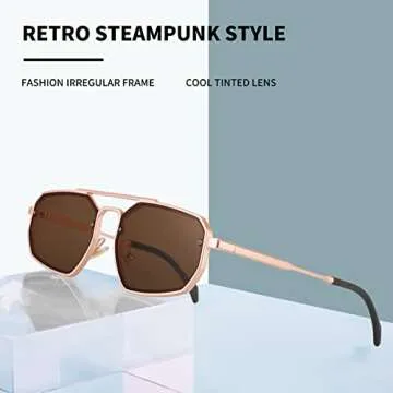 FEISEDY Small Sunglasses for Men & Women - UV400 Protection