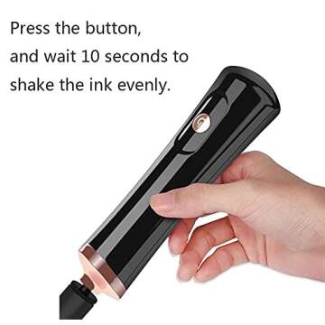 Electric Nail Lacquer Shaker with Base, Glue Shaker for Eyelash Extensions, Eyelash Lacquer Shaker, Electric Shaker Time Saving Handsfree Tool Glue Nails Polish