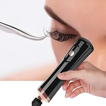 Electric Nail Lacquer Shaker with Base, Glue Shaker for Eyelash Extensions, Eyelash Lacquer Shaker, Electric Shaker Time Saving Handsfree Tool Glue Nails Polish