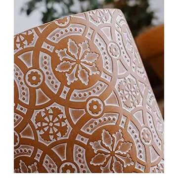 Jucoan 2 Pack Terracotta Plant Pot, 5'' Red Clay Planter Pot, Ceramic Cactus Flower Planter Succulent Pot with Drainage Hole and Saucer for Indoor Outdoor Plant