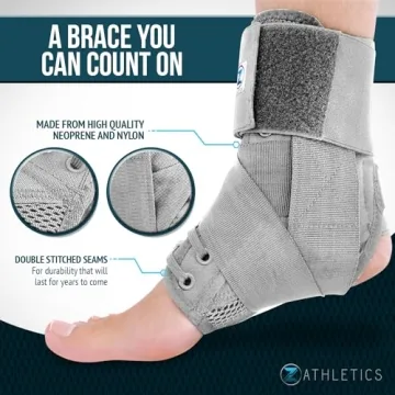 Z ATHLETICS Zenith Lace Up Ankle Brace - Medium Size