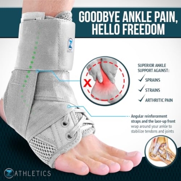 Z ATHLETICS Zenith Lace Up Ankle Brace - Medium Size