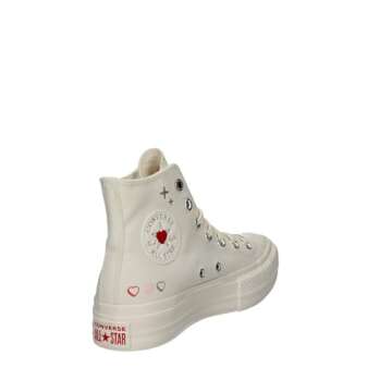 Converse Women's Chuck Taylor All Star Lift Sneakers, Egret/Fever Dream/Egret, Off White, Print, 6.5 Medium US