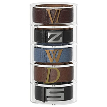 Carmanon Belt Organizer - Space-Saving 5-Layer Design