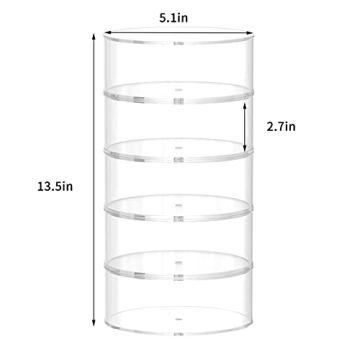 Carmanon Belt Organizer - Space-Saving 5-Layer Design