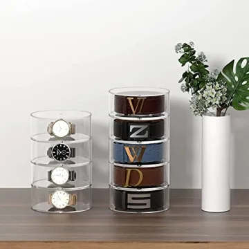 Carmanon Belt Organizer - Space-Saving 5-Layer Design
