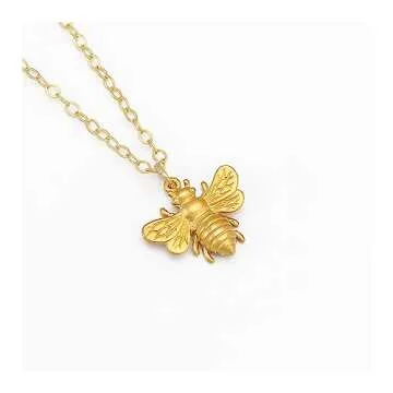 Little Gold Bee Necklace - Perfect Gift for Nature Lovers