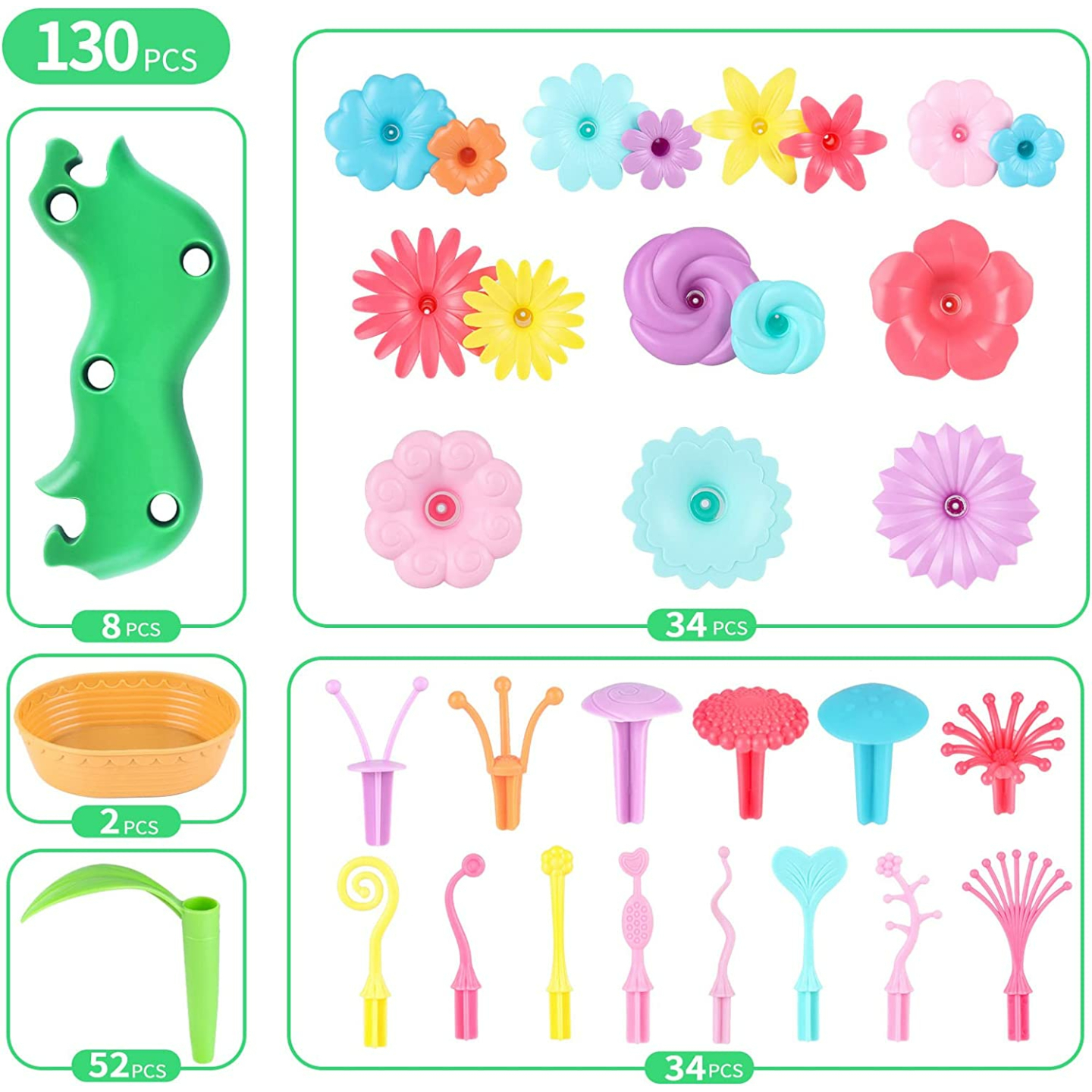 STEM Flower Garden Building Toy