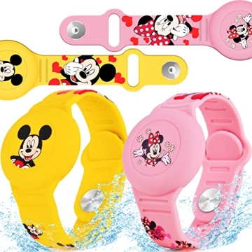 Secure Waterproof AirTag Bracelet for Kids Cute Designs