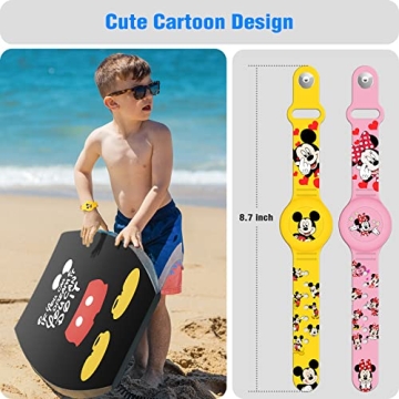 Secure Waterproof AirTag Bracelet for Kids Cute Designs