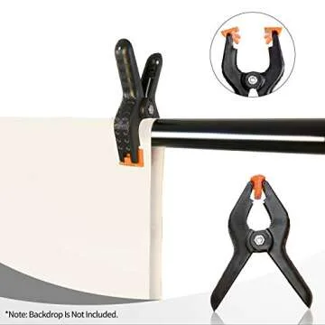 EMART Photography Backdrop Stand, 8 x 8 ft Adjustable Photo Background Holder, Back Drop Banner Support Frame Kit for Photoshoot Video Studio, Birthday Party