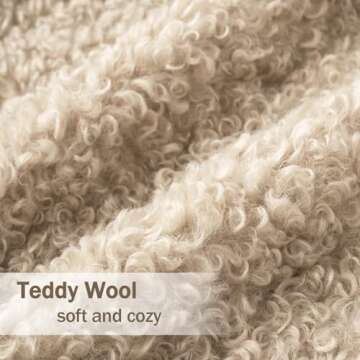 MIULEE Pack of 2 Cozy Faux Fur Throw Pillow Covers 18x18 Inch Neutral Decorative Covers for Home Dec...