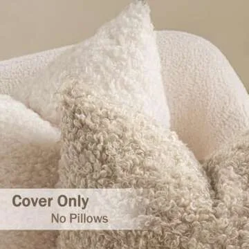 MIULEE Faux Fur Pillow Covers – Cozy & Stylish Decor