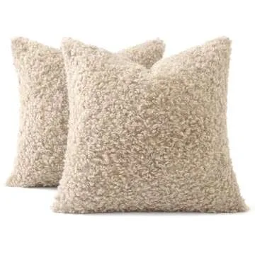 MIULEE Faux Fur Pillow Covers – Cozy & Stylish Decor
