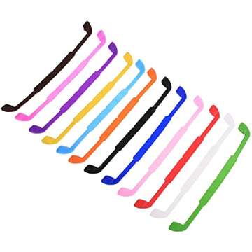 The Little Green Change 12 Color Silicone Anti-Slip Glasses Eyeglass Strap Sports Glasses Strap Holder for Children - Snap Ring Pliers