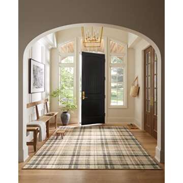 Loloi Chris Loves Julia Humphrey Collection HUM-02 Ivory/Multi 8'-3'' x 11'-3'' .38" Pile Height, Area Rug feat. CloudPile