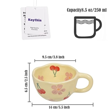 Koythin Creative Ceramic Mug - Perfect for Home & Office
