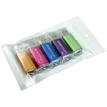 EASTFUN 5Pcs USB Flash Drive - 8GB Mixed Colors